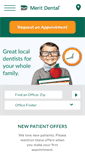 Mobile Screenshot of meritdental.com